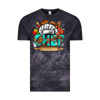 Cloud Black chef Vintage Tee - texasbilliewilder