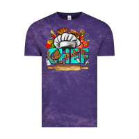 Cloud Purple chef Vintage Tee - texasbilliewilder
