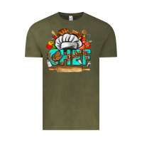 Vintage Olive chef Vintage Tee - texasbilliewilder