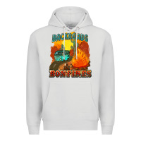 Dove Grey backroads and bonfire Premium Hoodie - NancyCooperArtShop