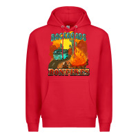 Red backroads and bonfire Premium Hoodie - NancyCooperArtShop