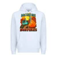 White backroads and bonfire Premium Hoodie - NancyCooperArtShop