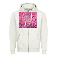 Oatmeal Heather nobody fight's alone Zipper Hoodie - AdoDesignShop