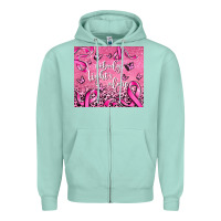 Seafoam nobody fight's alone Zipper Hoodie - AdoDesignShop