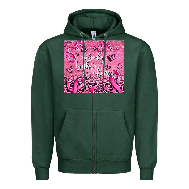 Nobody Fight's Alone Zipper Hoodie by AdoDesignShop | Teevron