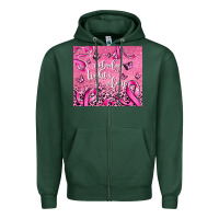 Sports Green nobody fight's alone Zipper Hoodie - AdoDesignShop
