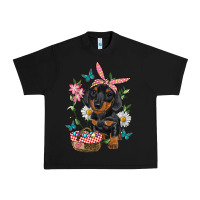 Black easter dachshund Urban Heavy Tee - RanaPortraitStore