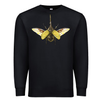 Black Hercules Beetle With Wings Premium Sweatshirt - LillyAllenDesigns