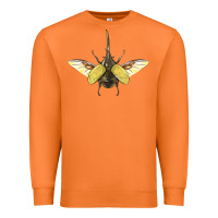 Carrot Hercules Beetle With Wings Premium Sweatshirt - LillyAllenDesigns