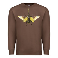 Chestnut Hercules Beetle With Wings Premium Sweatshirt - LillyAllenDesigns