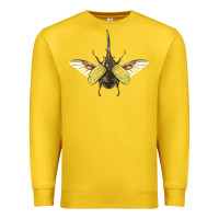 Lemon Hercules Beetle With Wings Premium Sweatshirt - LillyAllenDesigns