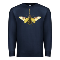 Navy Hercules Beetle With Wings Premium Sweatshirt - LillyAllenDesigns