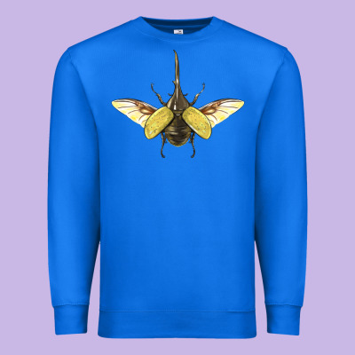 Hercules Beetle With Wings Premium Sweatshirt Designed By Lillyallendesigns