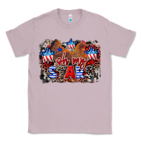Lilac Oh my stars chicken 4th of july Classic Tee - CowGirlArtShop