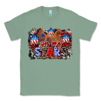 Sage Oh my stars chicken 4th of july Classic Tee - CowGirlArtShop