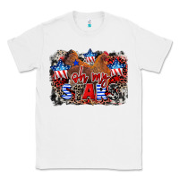 White Oh my stars chicken 4th of july Classic Tee - CowGirlArtShop