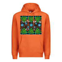 Carrot Christmas tree with snow Premium Hoodie - AdoDesignShop