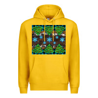 Lemon Christmas tree with snow Premium Hoodie - AdoDesignShop