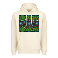 Sandshell Christmas tree with snow Premium Hoodie - AdoDesignShop