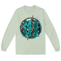 Matcha cowhide mama lighting bolt Long Sleeve Tee - Zillion Design Studio