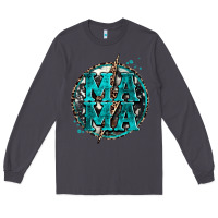 Smoke cowhide mama lighting bolt Long Sleeve Tee - Zillion Design Studio