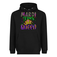 Black mardi gras queen Heavyweight Hoodie - Artiststas