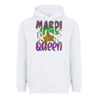 White mardi gras queen Heavyweight Hoodie - Artiststas