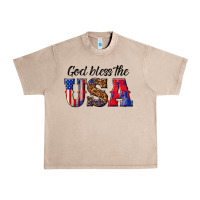 French Oak god bless the usa Urban Heavy Tee - texasbilliewilder