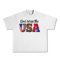 Lunar Rock god bless the usa Urban Heavy Tee - texasbilliewilder