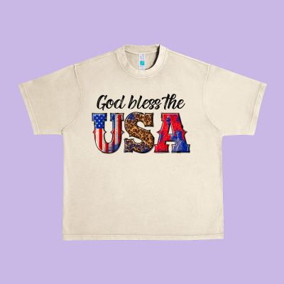 Urban Heavy Tee god bless the usa