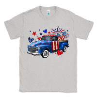 Moon Dust 4th of July American flag truck Classic Tee - Neo Western