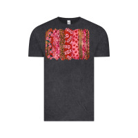 Vintage Black Valentine's Day Brushstrokes with Roses Vintage Tee - RanaPortraitStore