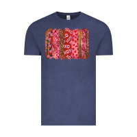 Vintage Denim Valentine's Day Brushstrokes with Roses Vintage Tee - RanaPortraitStore