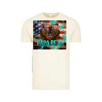 Vintage Arctic papa bear american flag  tumbler Vintage Tee - BarkalooDesign