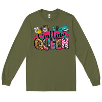 Army Green crafting queen Long Sleeve Tee - Zillion Design Studio