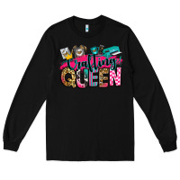 Black crafting queen Long Sleeve Tee - Zillion Design Studio