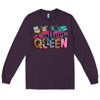 Plum crafting queen Long Sleeve Tee - Zillion Design Studio