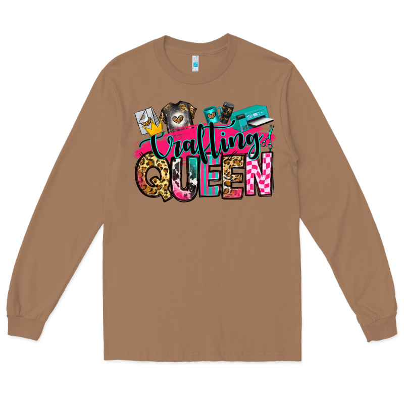 Crafting Queen Long Sleeve Tee by Zillion Design Studio | Teevron