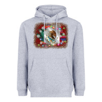 Heather Grey mexico flag christmas Heavyweight Hoodie - AdoDesignShop