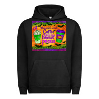 Pigment Black this witch needs coffee before any hocus pocus tumbler Urban Hoodie - BundleAndBundleShop