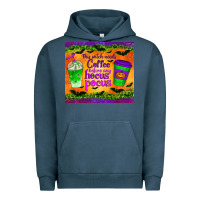 Pigment Midnight Navy this witch needs coffee before any hocus pocus tumbler Urban Hoodie - BundleAndBundleShop