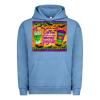Pigment Pebble Blue this witch needs coffee before any hocus pocus tumbler Urban Hoodie - BundleAndBundleShop