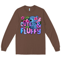 Chestnut cute and fluffy stitch Long Sleeve Tee - Zillion Design Studio