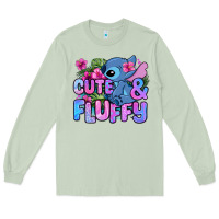 Matcha cute and fluffy stitch Long Sleeve Tee - Zillion Design Studio