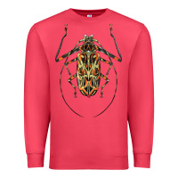 Cardinal Acrocinus Beetle Illustrations Premium Sweatshirt - LillyAllenDesigns