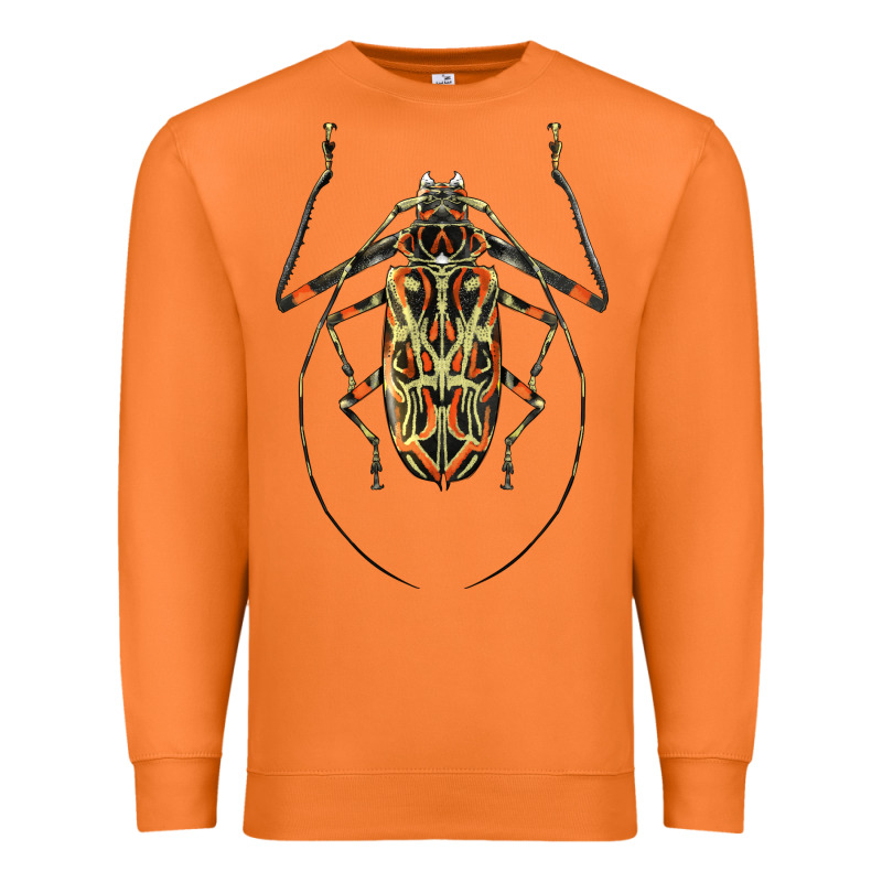 Acrocinus Beetle Illustrations Premium Sweatshirt by LillyAllenDesigns | Teevron