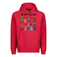 Cardinal tis the damn season music Premium Hoodie - MaliasSmallBusiness