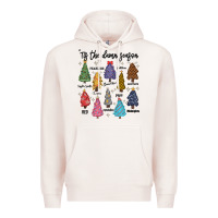 Pale Pink tis the damn season music Premium Hoodie - MaliasSmallBusiness