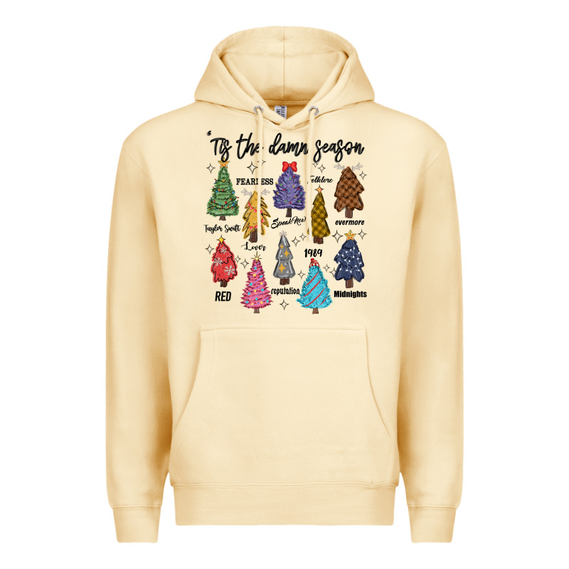 Tis The Damn Season Music Premium Hoodie by MaliasSmallBusiness | Teevron