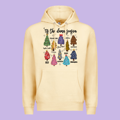 Tis The Damn Season Music Premium Hoodie Designed By Maliassmallbusiness
